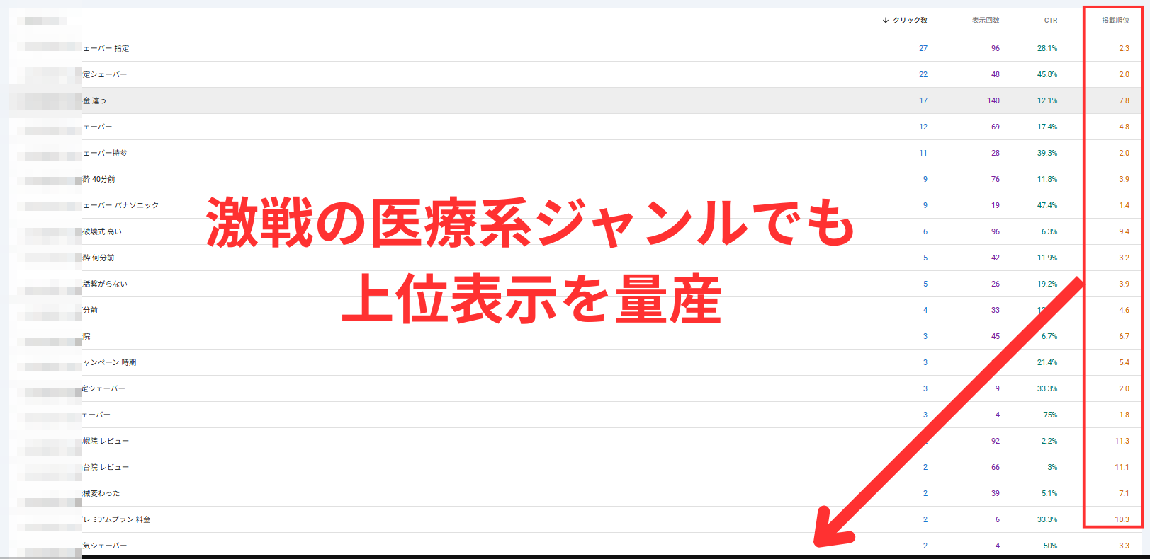 ライティングマスター実績