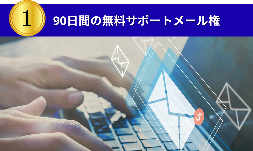 ブレスタのサポート①90日間無料メールサポート