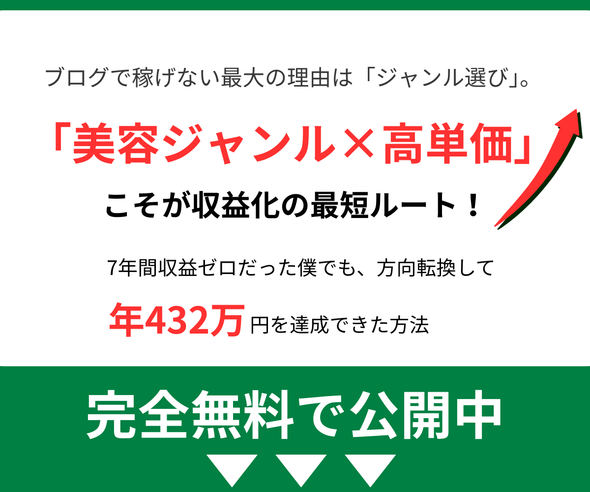 ブログで年432万円稼ぐ方法